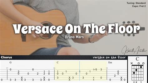 versace on the floor chords|versace on the floor guitar chords.